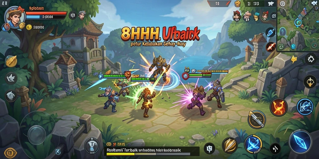 Tampilan utama aplikasi 8HHH dengan berbagai fitur Utility.