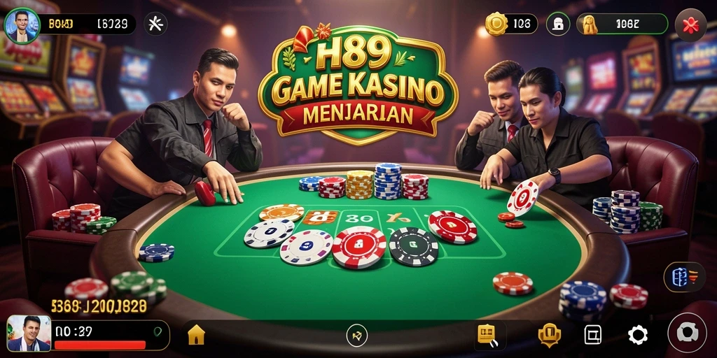 Gameplay H89 yang menarik dengan grafis kasino yang memukau.