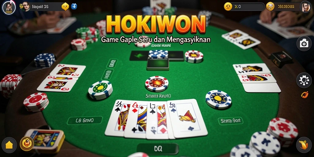 Tampilan gameplay seru dan interaktif HOKIWON yang penuh tantangan.