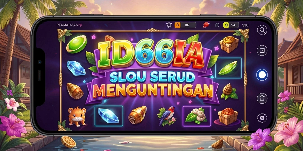 Tampilan gameplay menarik dari game Slot ID66 yang penuh warna.