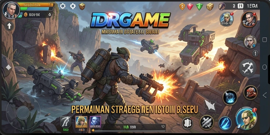 Tampilan permainan seru dengan strategi mendebarkan di IDRGAME.