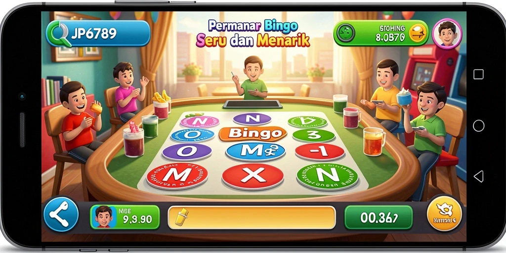 Tampilan gameplay Bingo yang menarik dan interaktif di JP6789.