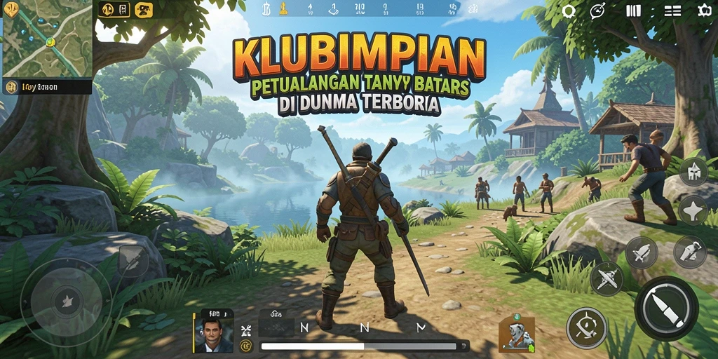 Gameplay menarik dalam dunia terbuka KLUBIMPIAN yang memukau.