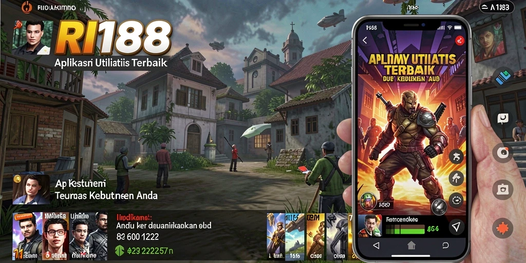 Tampilan antarmuka RI188 yang sederhana dan intuitif.