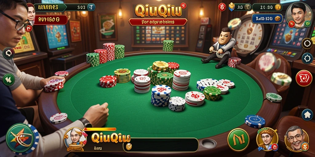 Tampilan menarik dari gameplay RVIP3 QiuQiu.