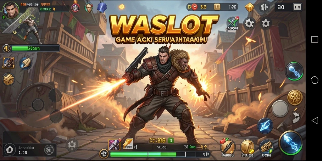 Gameplay dinamis WASLOT dengan aksi seru dan grafik memukau.