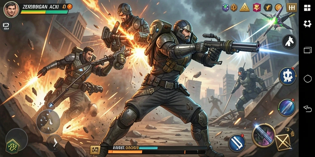 Gameplay ZK988 yang mendebarkan dan penuh aksi.